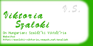 viktoria szaloki business card