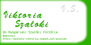 viktoria szaloki business card